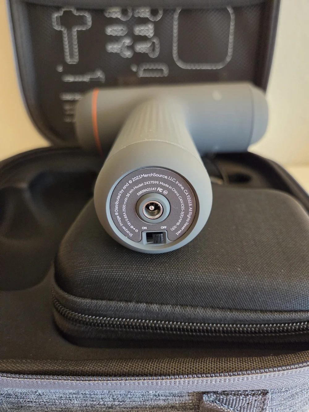Sharper Image Gray Deep Tissue Percussion Massager